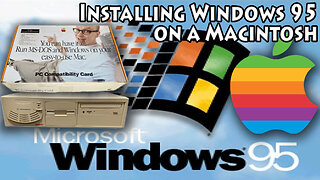 Installing Windows 95 on a Macintosh! (Apple PC Compatibility Card) - Paul's Old Crap