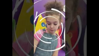 Amy coloring a beautiful rabbit - Art for Kids