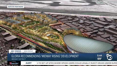 San Diego mayor recommends Midway Rising project