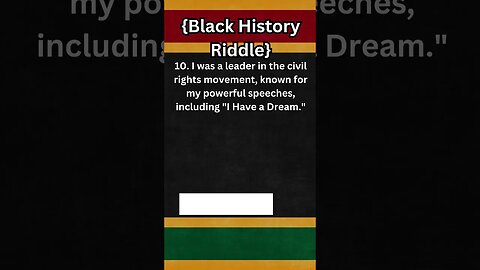 Black History Riddle 010