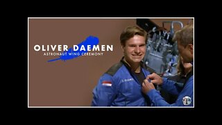 Oliver Daemen Gets His Astronaut Wings | New Shepard First Flight