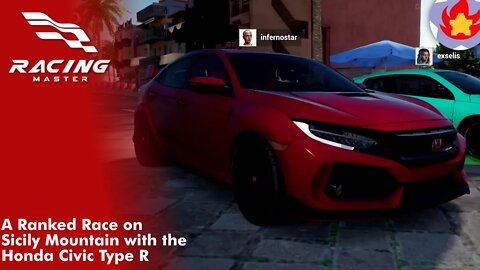 A Ranked Race On Sicily Mountain with the Honda Civic Type R | Racing Master