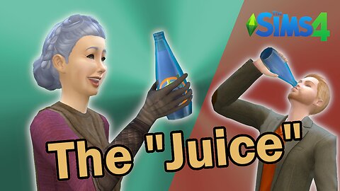 "Juice" fizzing in The Sims 4