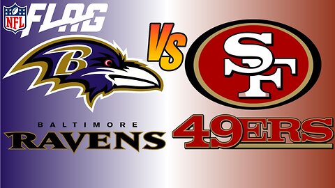 NFL Flag Football - 49ers vs Ravens - 3rd / 4th Grade - Spring (2024)