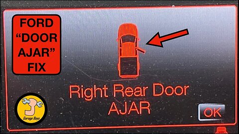 Ford Open Door Alert Fix