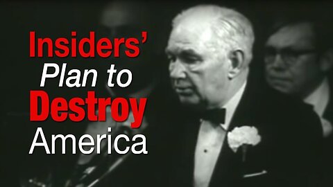 🛑 Excerpt From a Resurfaced 1958 Robert Welch Speech Reveals a Conspiracy To Destroy America - Full Speech Below 👇