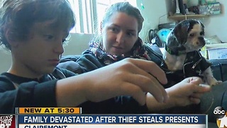 San Diego Kids Devastated After Thief Steals Presents from Tree