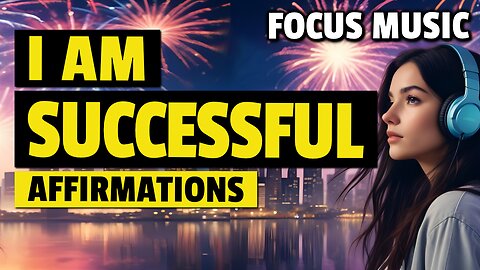 I Am Successful | Manifest Success with Affirmations & Alpha Wave Binaural Beats | Focus Music