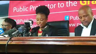 UPDATE 1 - Public Protector says SA President abused his position, violated ethics code on Bosasa donation (6pK)