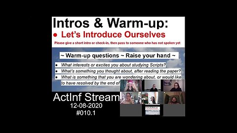 Active Inference Stream #010.1: "A variational approach to scripts" (2020)