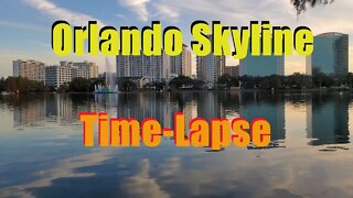 Orlando Skyline Sunset Time Lapse