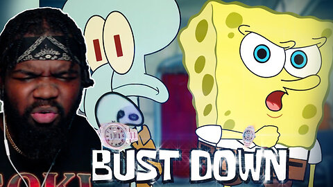 Spongebob Bust Down Rollie Going Crazy BUST DOWN Feat. Squidward @YourBoySponge REACTION