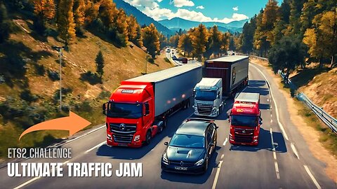 Ultimate Traffic Jam Challenge! - Euro Truck Simulator 2 | Logitech G29