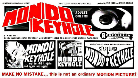 Grindhouse Favorite: MONDO KEYHOLE, 1965, Full Movie, Rated R