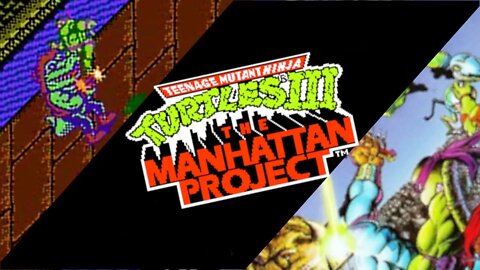 TMNT 3 - Manhattan Project - Longplay - (NES) 1992