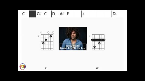 Lenny Kravitz - It Ain’t Over ’Til It’s Over - (Chords & Lyrics like a Karaoke)