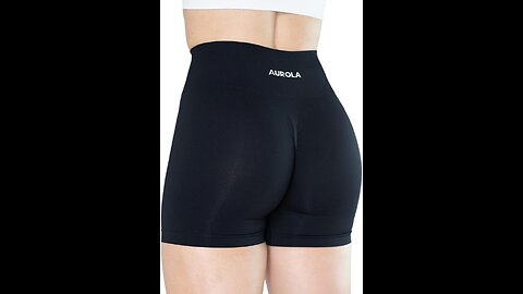 AUROLA Intensify Workout Shorts Sets for Women Seamless Scrunch
