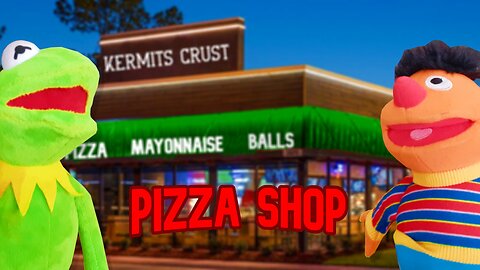 Kermit The Frog and Ernie open a Pizza Shop!