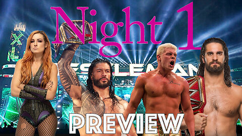 WWE Wrestlemania XL (40) night 1 match card and preview. April 6, 2024. Should be a good night 1.