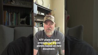 ATF amnesty for braced pistols? LINK BELOW.