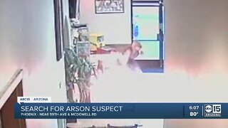 Search for arson suspect near 59th Ave and McDowell