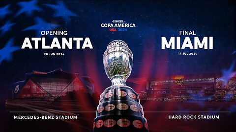 CONMEBOL COPA AMÉRICA 2024 | 👋🏼🏟️ MIAMI & ATLANTA