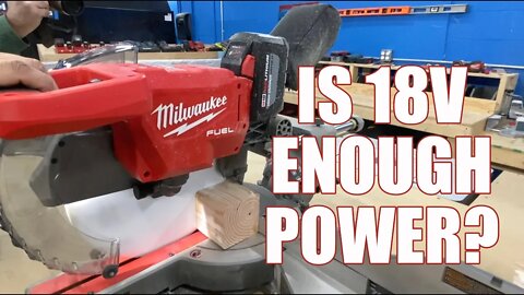 18V Cordless Miter Saw from Milwaukee - Big Capacity, No Cords!