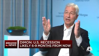 'This Is Serious’: JPMorgan CEO Warns U.S. Recession Likely In 6 to 9 Months