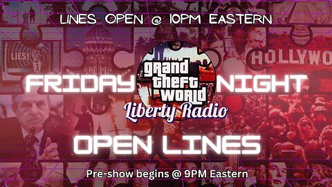 Friday Night Open Lines Sept 15 2023