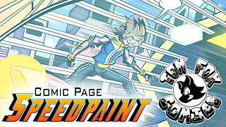 Aerodynamic Page 24- Webcomic Speedpaint - TomFoxComics
