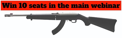 RUGER 10/22 TAKEDOWN 22 LR 16.62'' MINI #1 for 10 seats in the main webinar