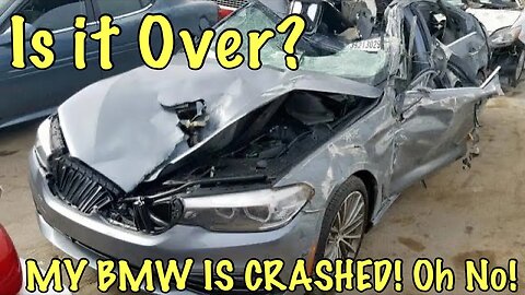 The BMW Is Crashed….How Bad Is It, Going To The Pro Bowl?