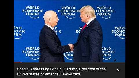 Trump And Klaus Schwab