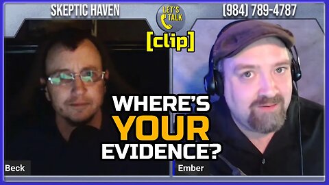 Christian DEMANDS Proof There's No God | Clip @SkepticHaven