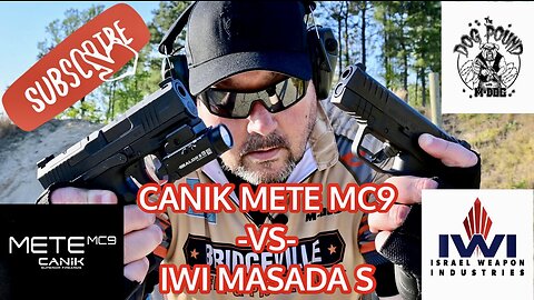 CANIK METE MC9 VERSUS IWI MASADA S 9MM! WHICH ONE IS BETTER! GREAT EDC OPTIONS!