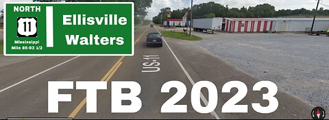 Google Street View Timelapse US-11 N - Mississippi Mile 85 - 93.5 - Ellisville/Walters