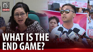 What is the end game of your Senate hearing, Sen. Risa?