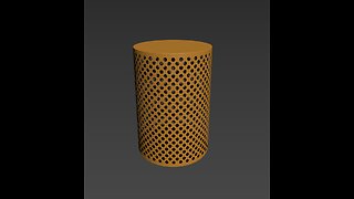 3DS Max Tutorial - How make holes in a cylinder ⚫
