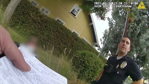 LAPD body cam footage of a man being arrested for being armed with a knife and making threats. PT. 1