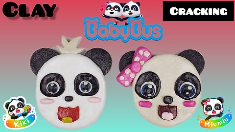 Cute Babybus Kiki Miumiu Clay Cracking Collection _ 베이비버스 키키 미우미우 클레이 크래킹