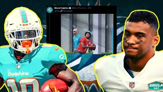 Miami Dolphins Get SLAMMED After Posting Tua Tagovailoa Underthrowing Tyreek Hill As Hype Video