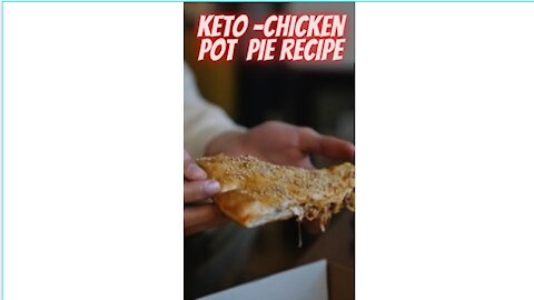 keto chicken pot pie recipe #Recipes #Keto #shorts
