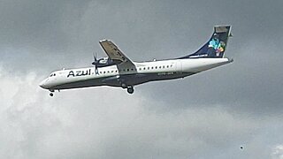 ATR72-600 PR-AKN vindo de Porto Trombetas para Manaus