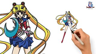 How To Draw Sailor Moon - Tutorial