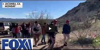 Shocking footage shows adult, male migrants dropped at California border