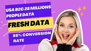 Download USA B2C 28 Millions People Data