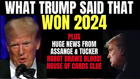 Melissa Redpill Update Today Dec 28: "What Trump Said That Won 2024 - News From Assange & Tucker"