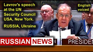 Lavrov's speech at the United Nations Security Council | Russia, Ukraine, United States, NATO