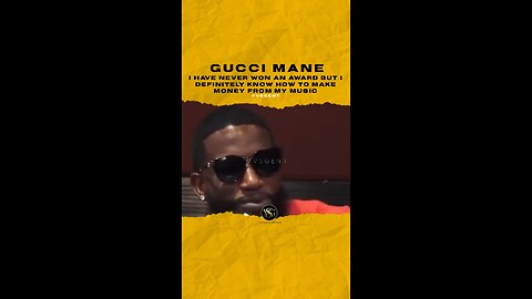 #guccimane I have never won an award but I definitely know how to make 💰 from my music🎥 @hot97