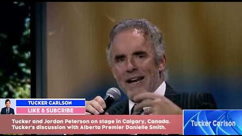 Tucker Carlson and Jordan Peterson on Calgary, Canada